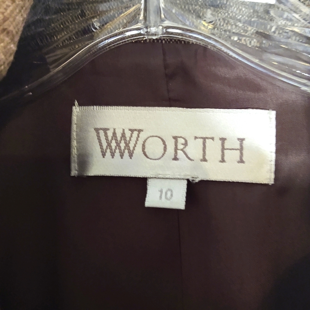 Worth lightweight color block jacket size 10 - image 3